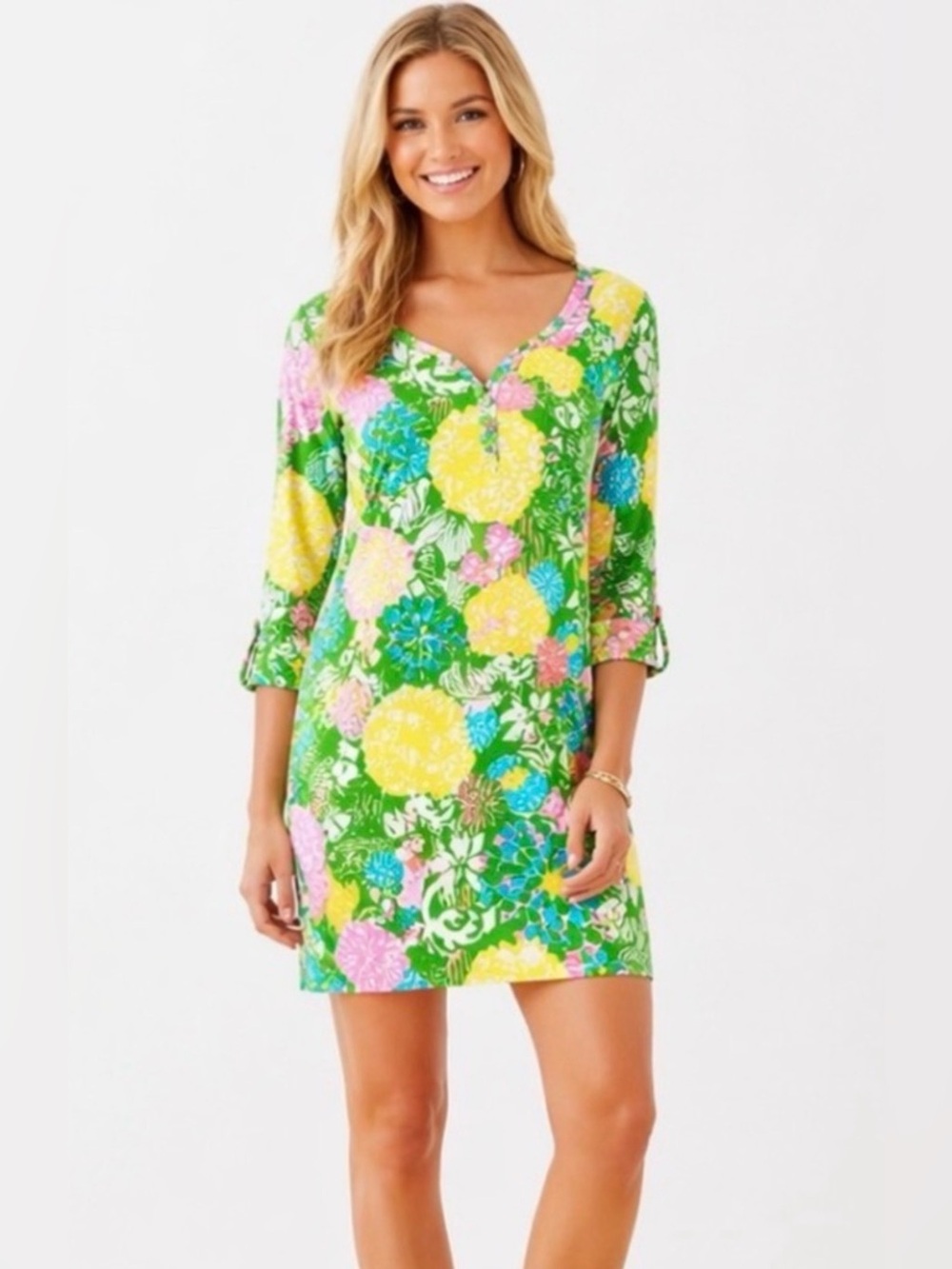 Lilly Pulitzer Palmetto Dress Hibiscus Stroll